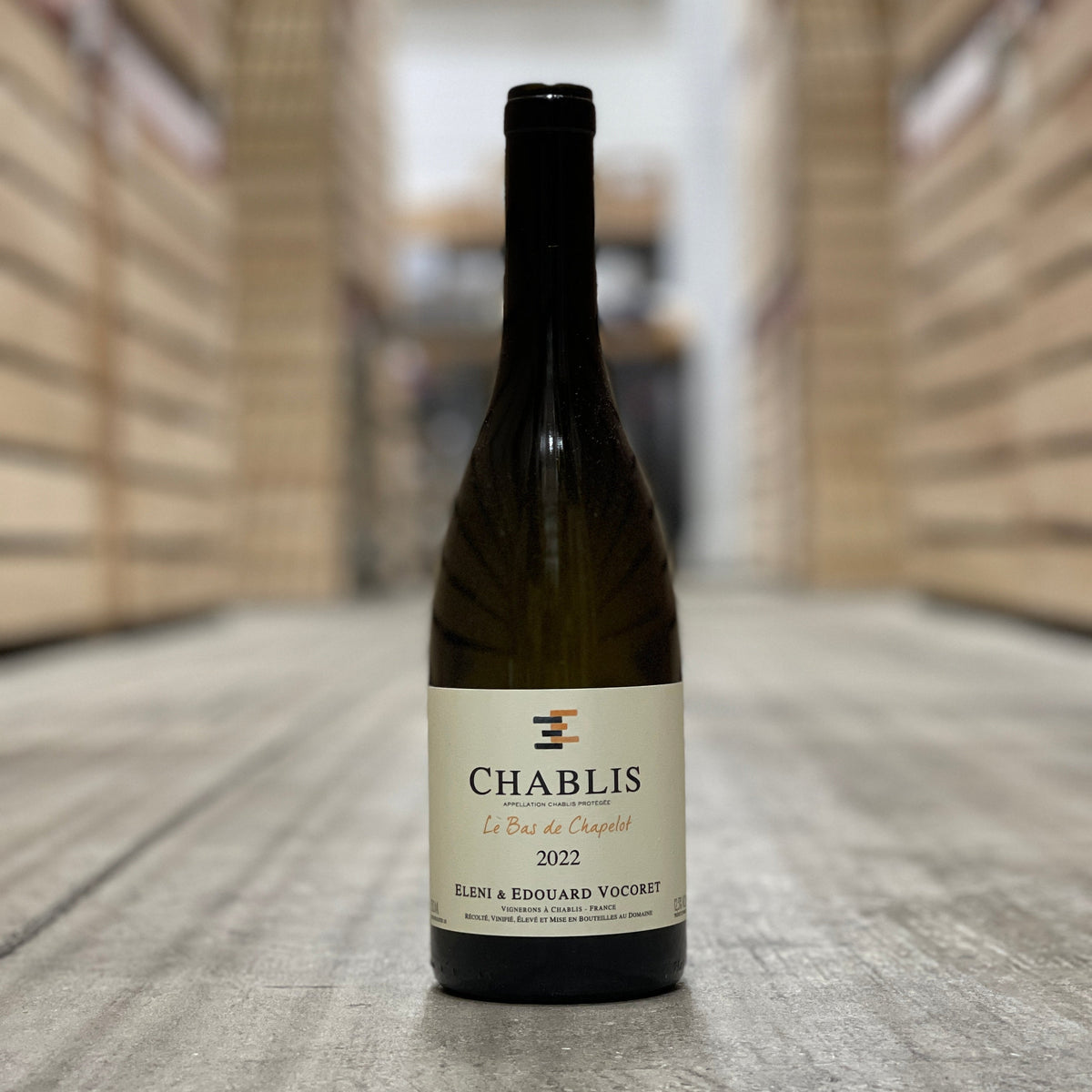 Domaine Eleni et Edouard Vocoret Chablis Le Bas de Chapelot, Burgundy, France 2022