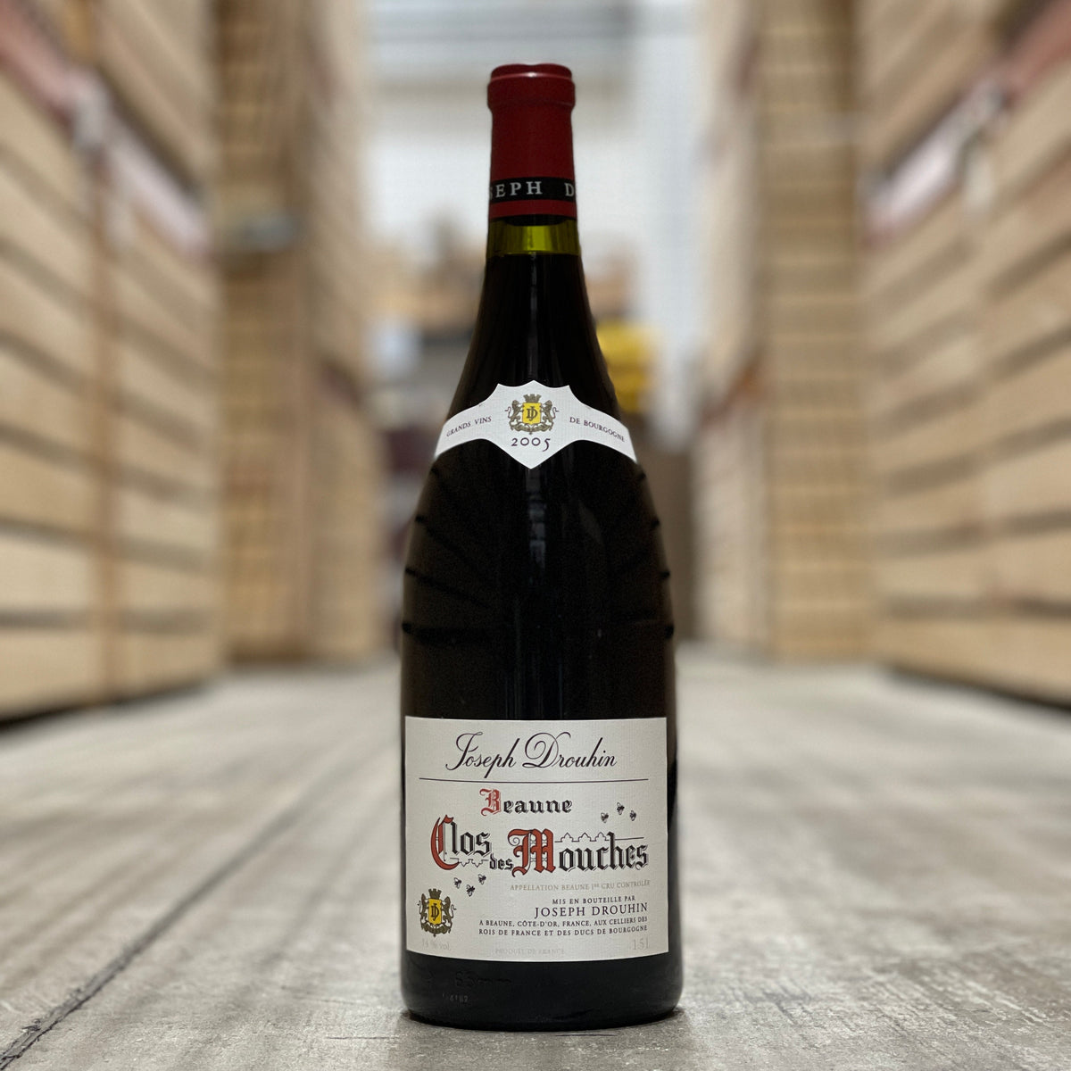 Joseph Drouhin Clos des Mouches Rouge, Beaune Premier Cru, France 2005 1.5L