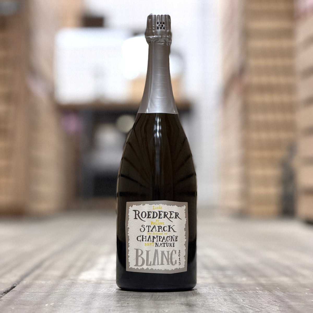 Louis Roederer et Philippe Starck Brut Nature, Champagne, France 2015 1.5L