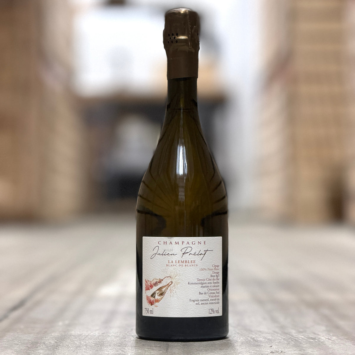 Julien Prelat La Lemblee Blanc de Blancs, Champagne, France (2020 base)