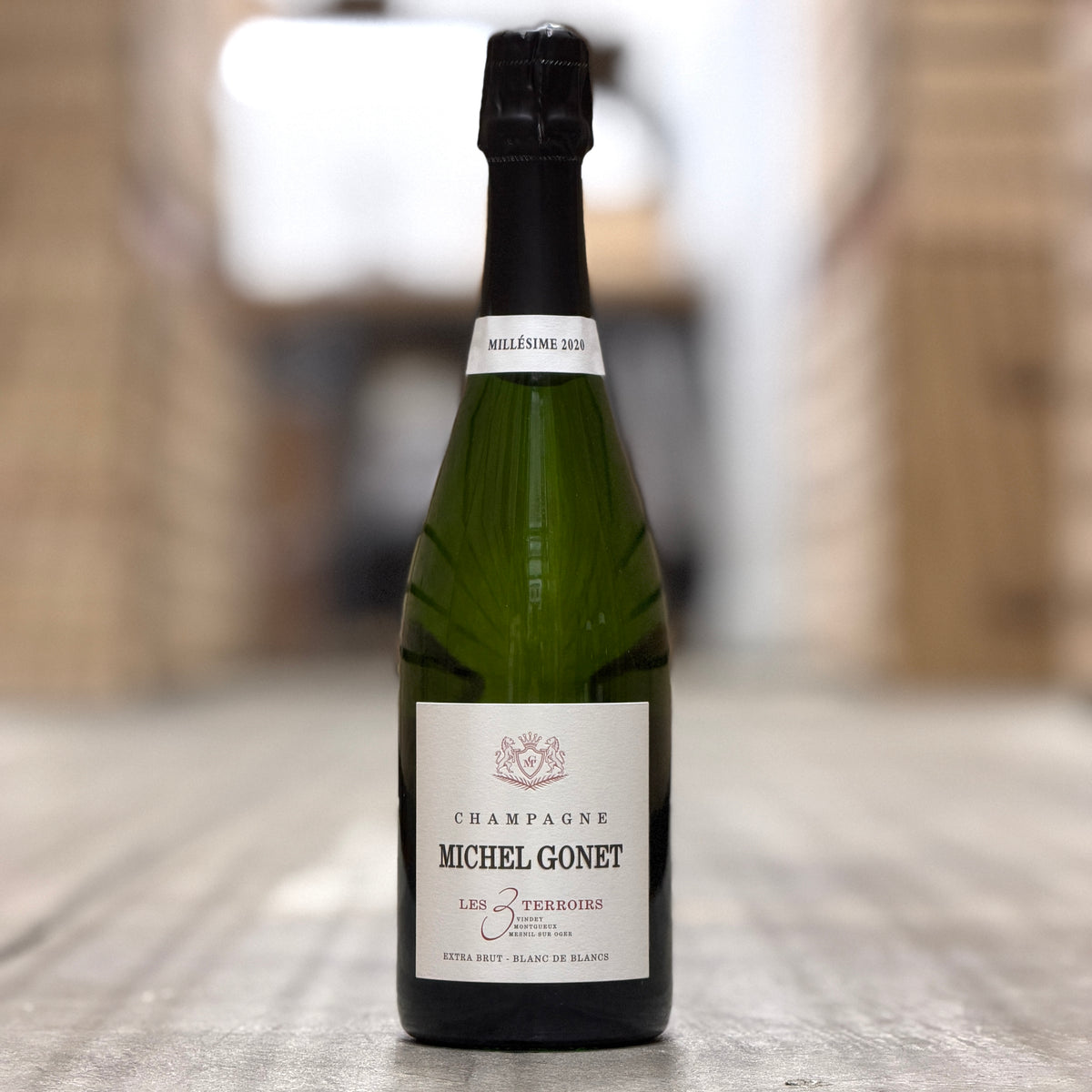 Michel Gonet 'Les 3 Terroirs' Blanc de Blancs Grand Cru Extra Brut Millesime, Champagne, France 2020