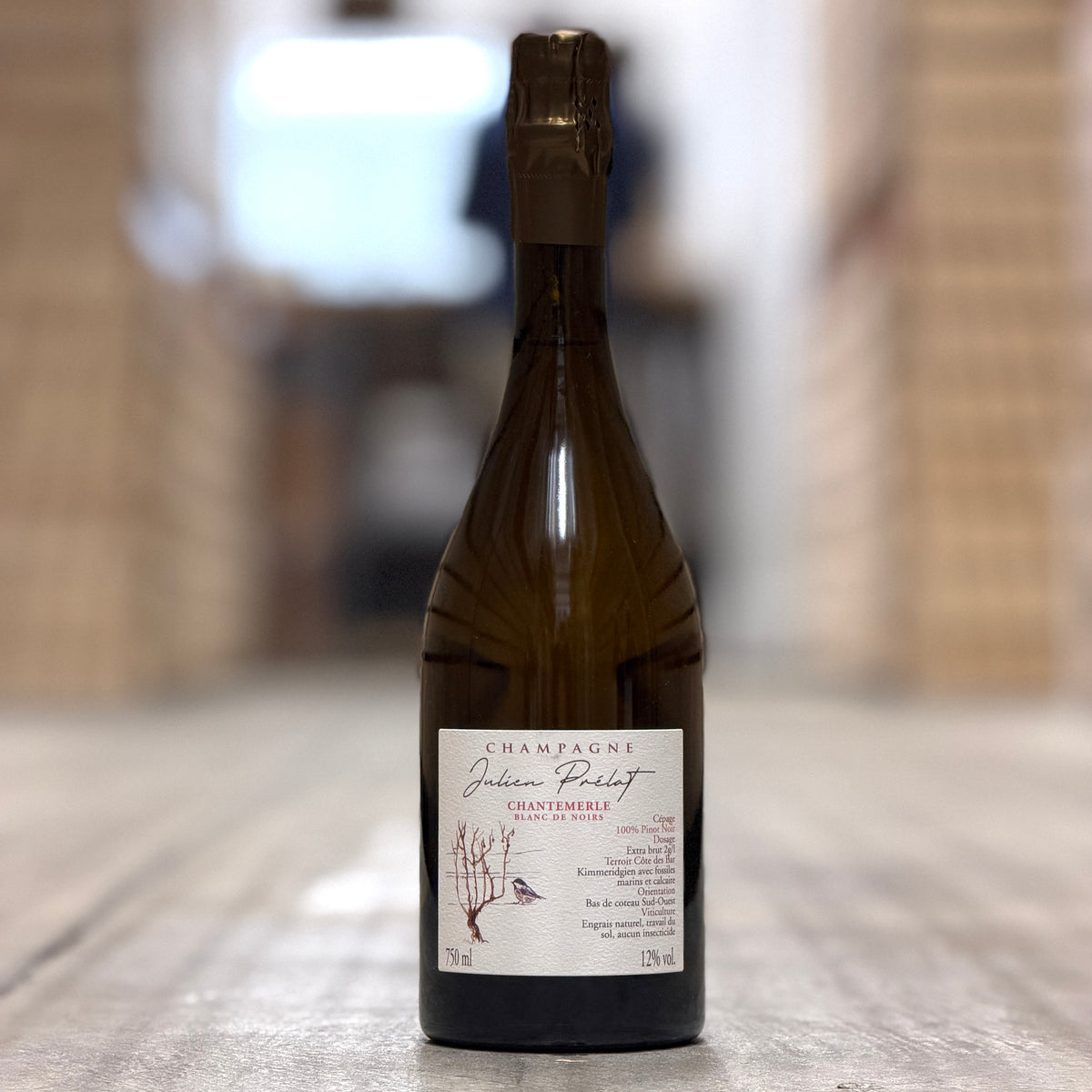 Julien Prelat 'Chantemerle' Blanc de Noirs Brut, Champagne, France NV (2023 Base)