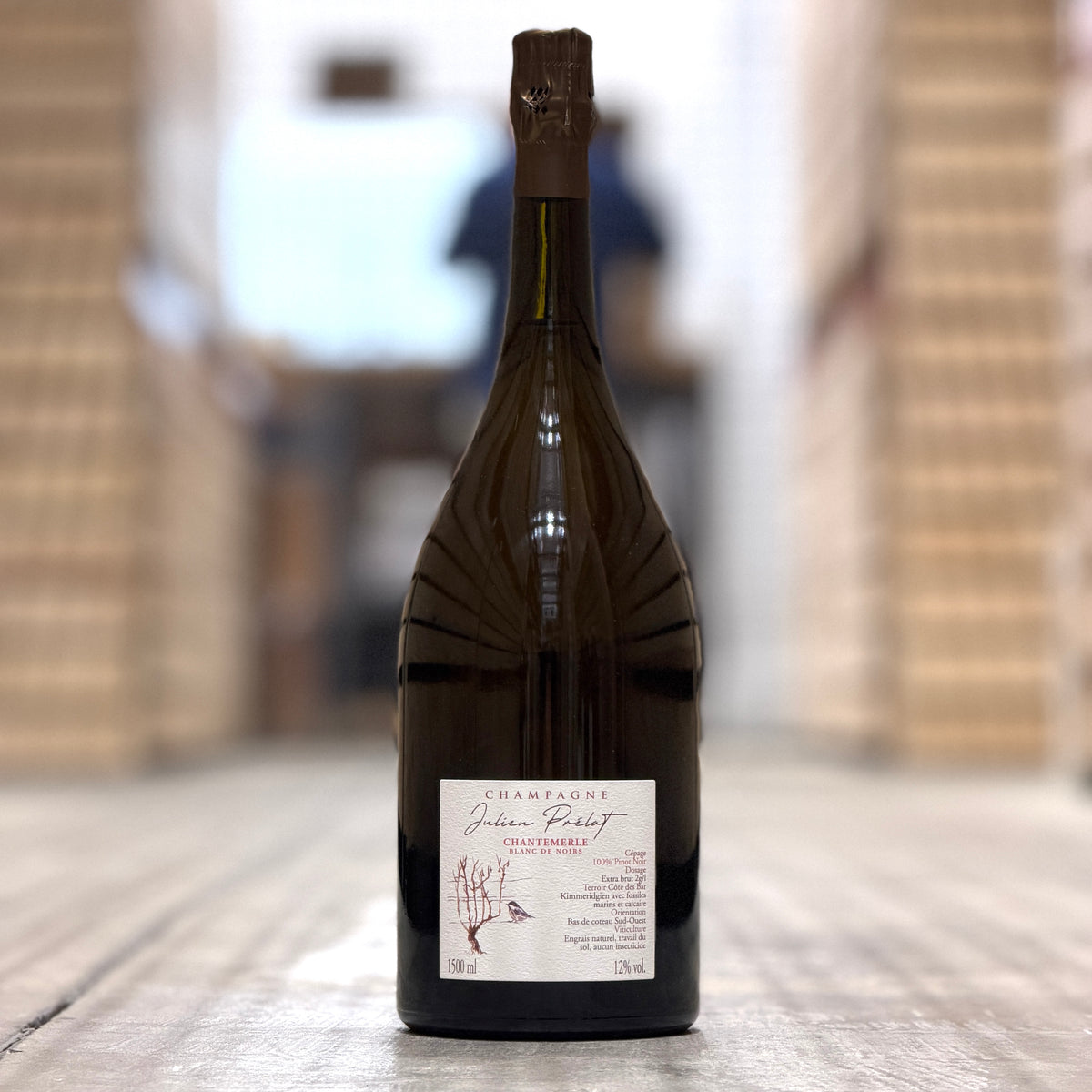 Julien Prelat 'Chantemerle' Blanc de Noirs Brut, Champagne, France NV (2023 Base) 1.5L