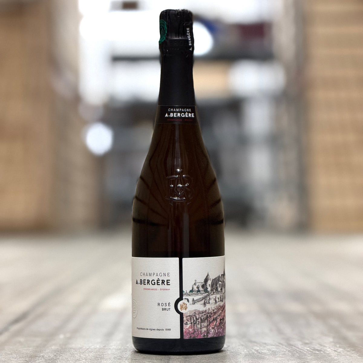 A. Bergere Brut Rose, Champagne, France (2023 Base)