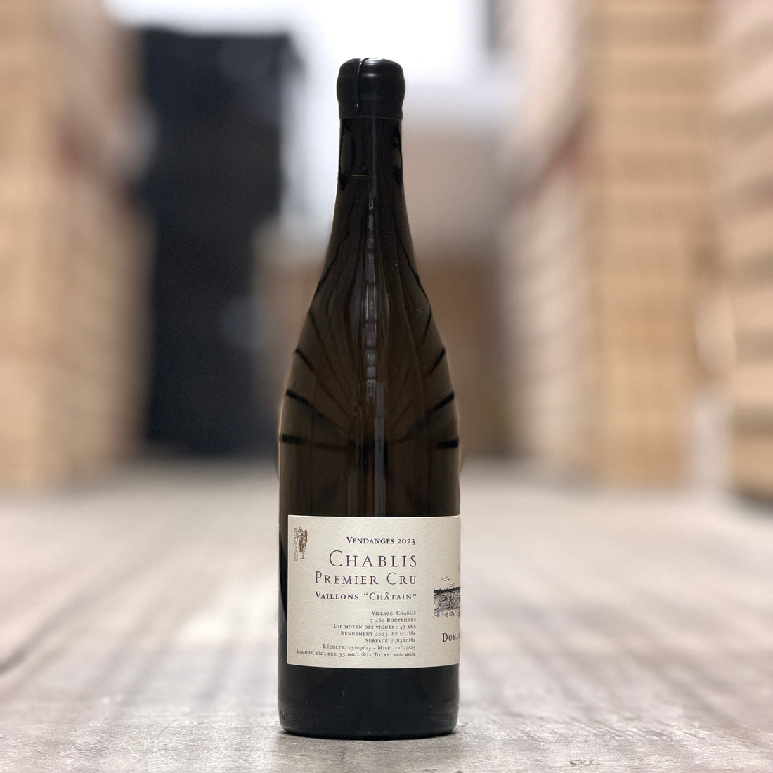 Domaine Jean Dauvissat Pere & Fils Vaillons, Chablis Premier Cru, France 2023