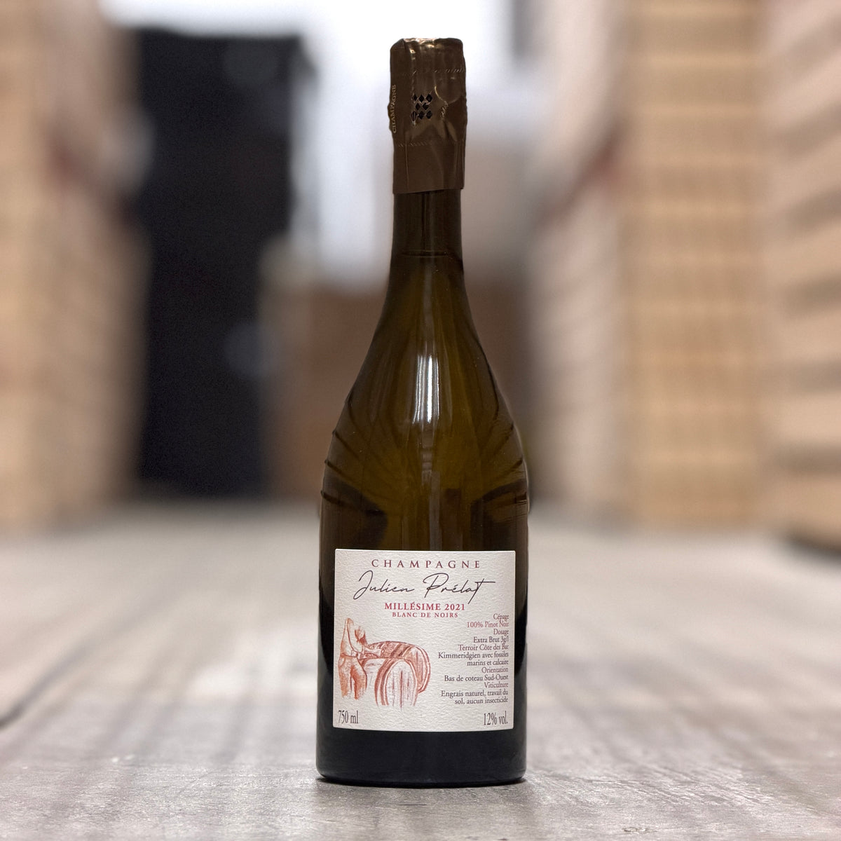 Julien Prelat Blanc de Noirs Extra Brut Millesime, Champagne, France 2021