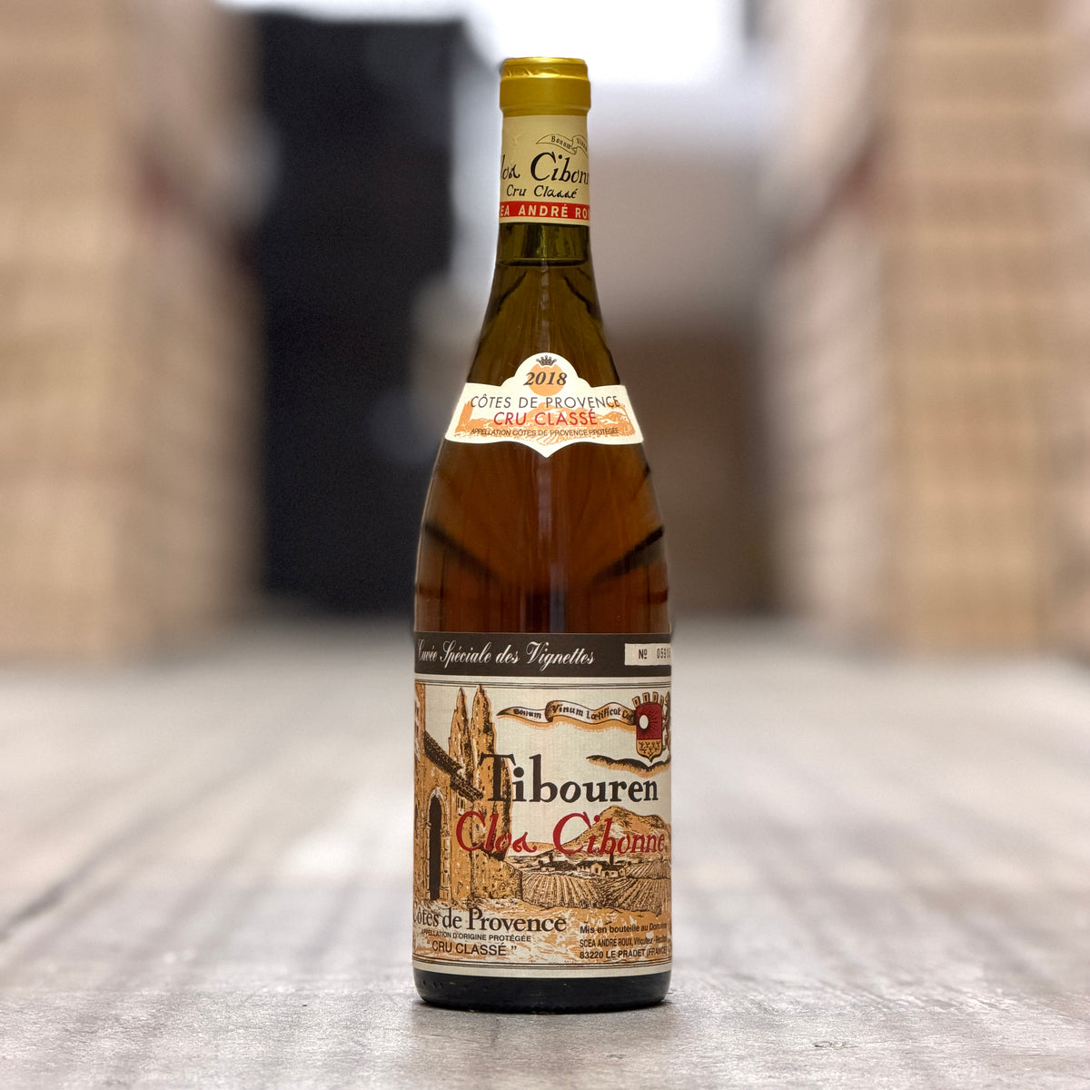 Clos Cibonne Cotes de Provence Tibouren Cuvee Speciale des Vignettes Rose, France 2018