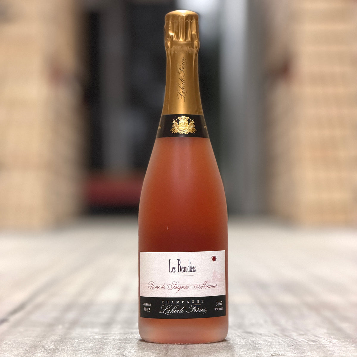 Laherte Freres Rose de Saignee 'Les Beaudiers' Extra Brut, Champagne, France 2022