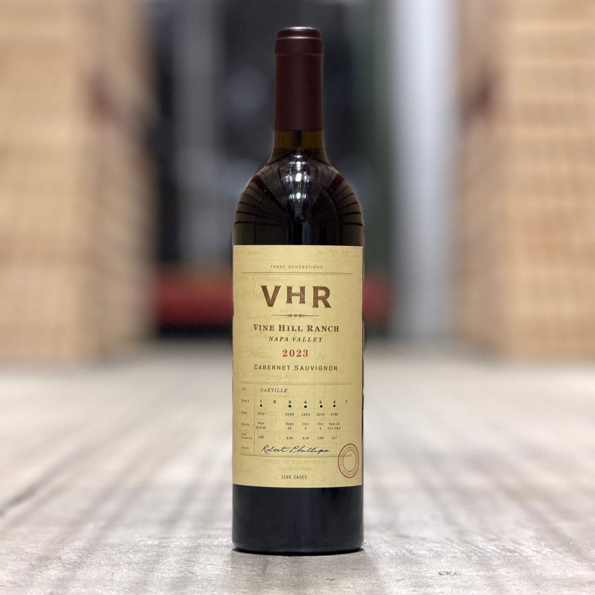 Vine Hill Ranch 'VHR' Cabernet Sauvignon, Napa Valley, USA 2023