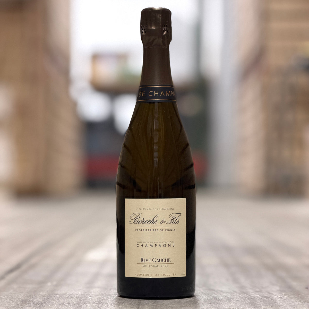 Bereche et Fils Rive Gauche, Blanc de Noirs Extra Brut, Champagne, France 2022
