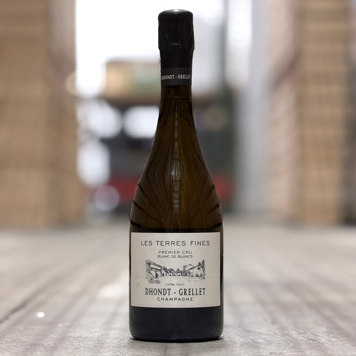 Dhondt-Grellet 'Les Terres Fines' Blanc de Blancs Premier Cru Extra Brut, Champagne, France NV