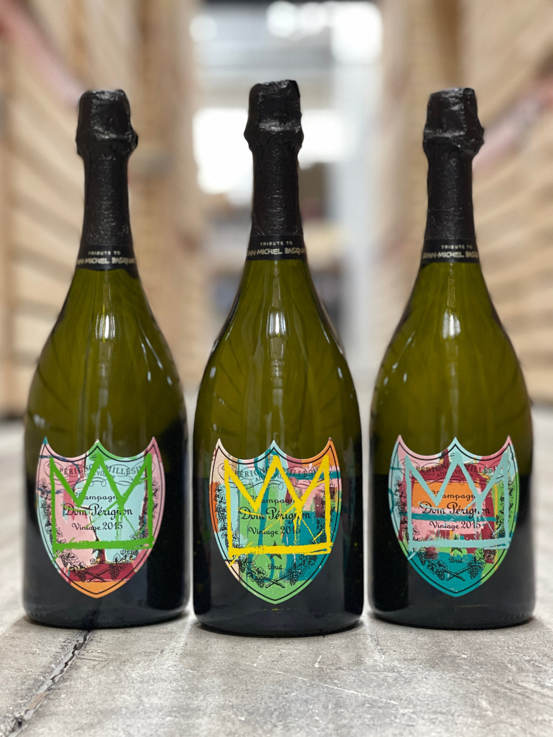 Dom Perignon Jean-Michel Basquiat Tribute Vintage Brut, Champagne, France 2015