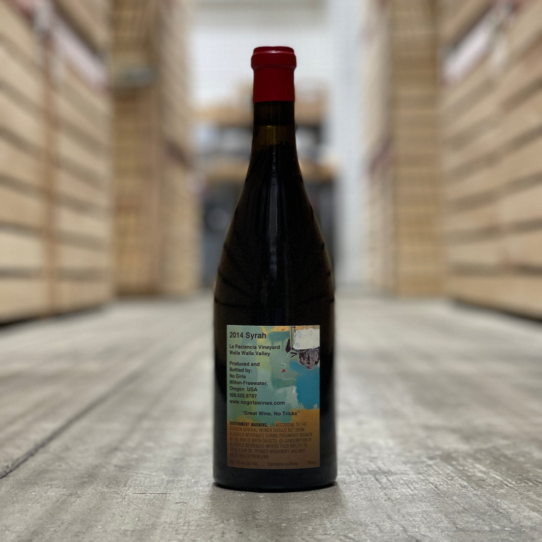No Girls La Placiencia Vineyard Syrah, Walla Walla Valley, USA 2014