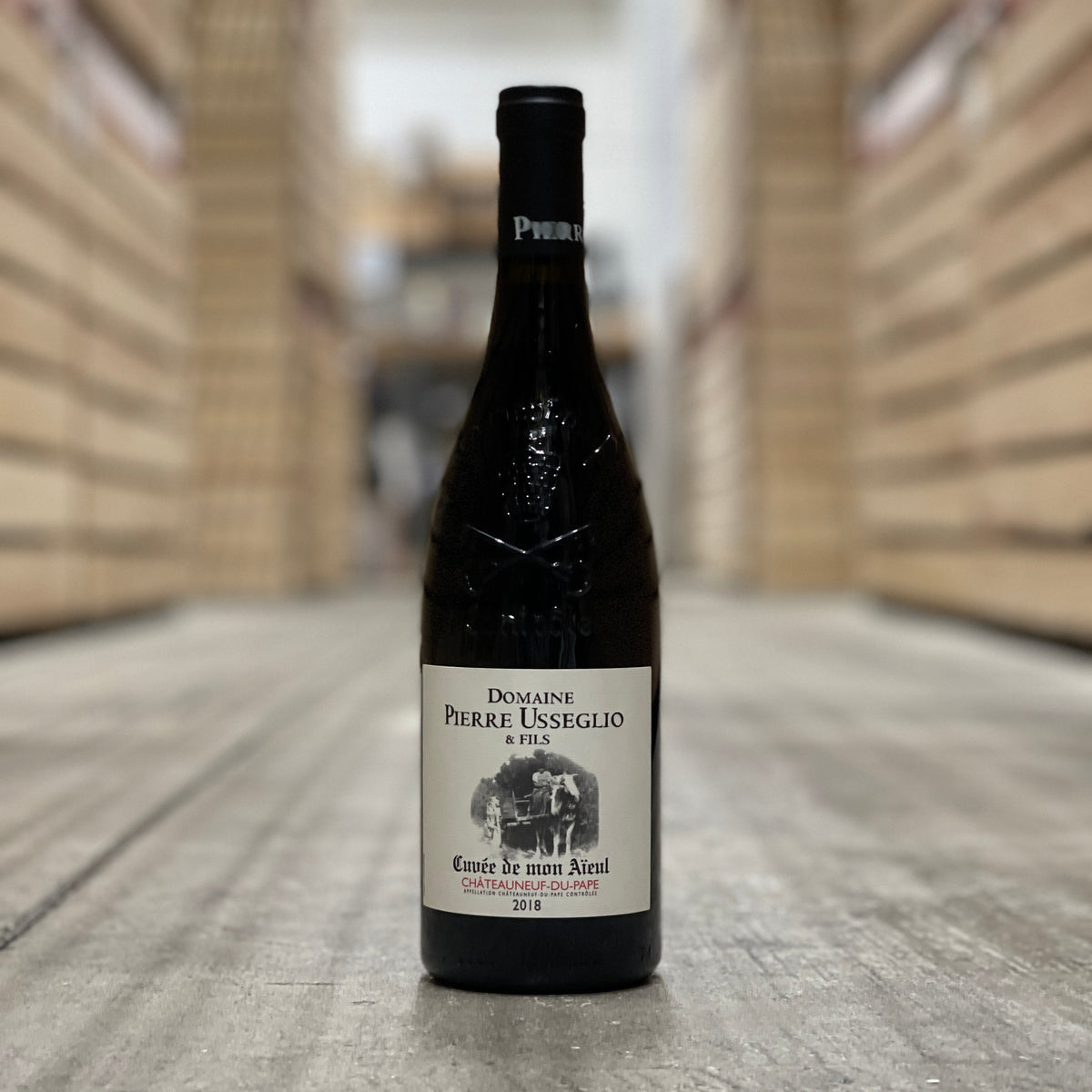 Domaine Pierre Usseglio et Fils Chateauneuf-du-Pape Cuvee de Mon Aieul, Rhone, France 2018