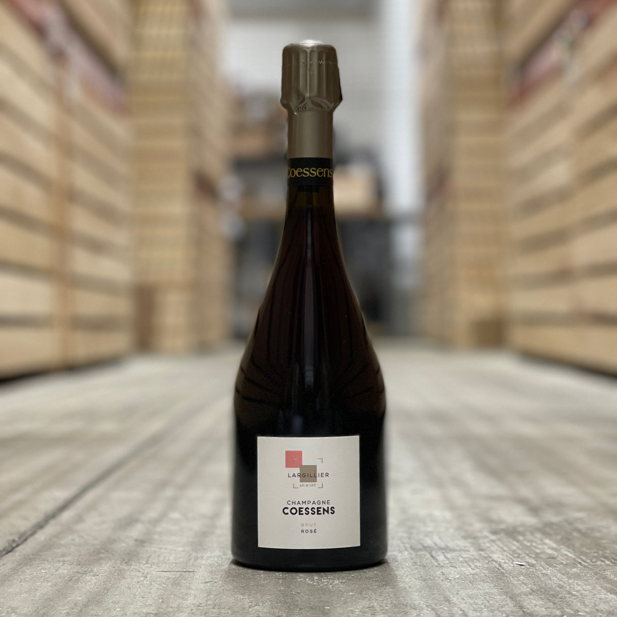 Coessens Largillier Brut Rose de Saignee, Champagne, France 2022