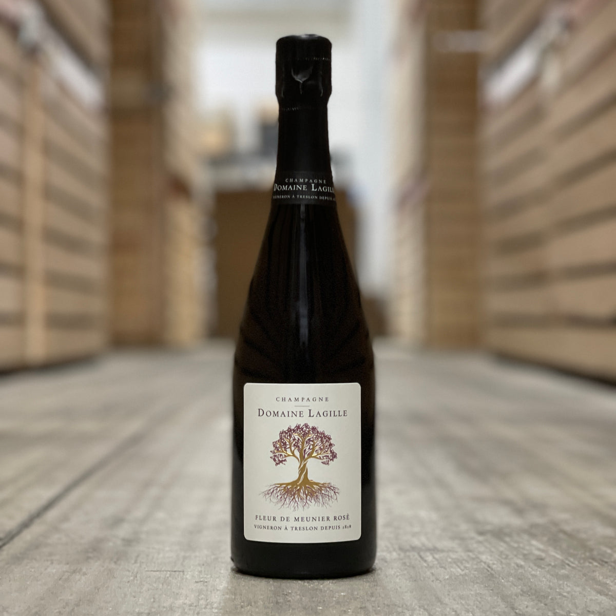 Domaine Lagille Fleur de Meunier Rose, Champagne, France NV