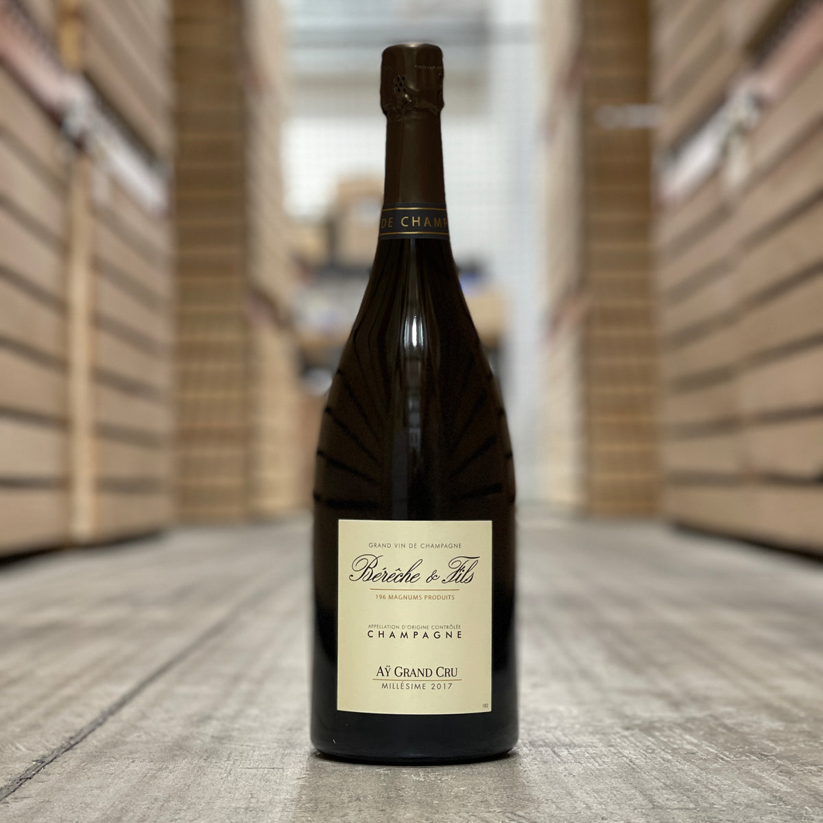 Bereche et Fils Ay Grand Cru Extra Brut Millesime, Champagne, France 2017 1.5L