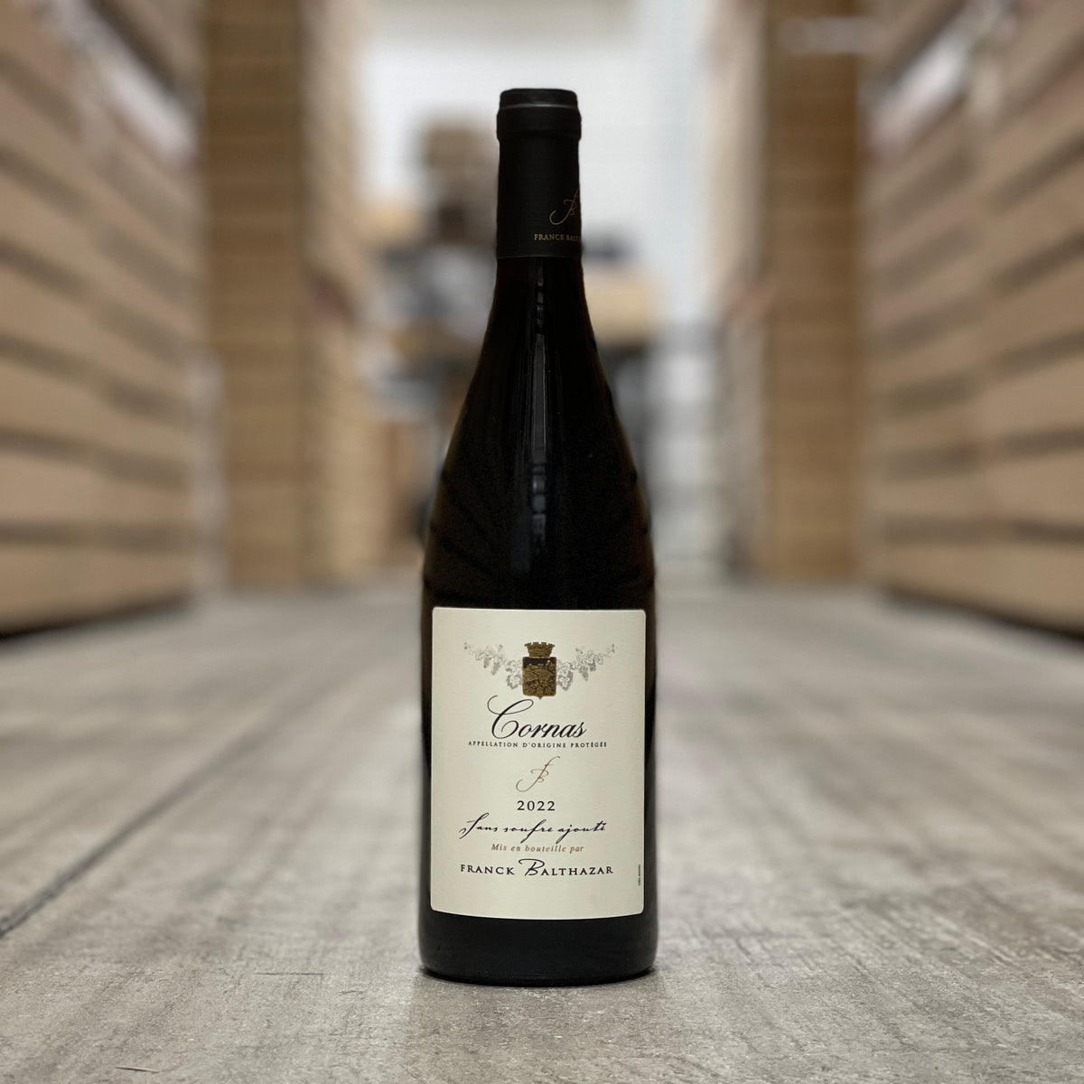 Franck Balthazar Cornas Sans Soufre Ajoute, Rhone, France 2022