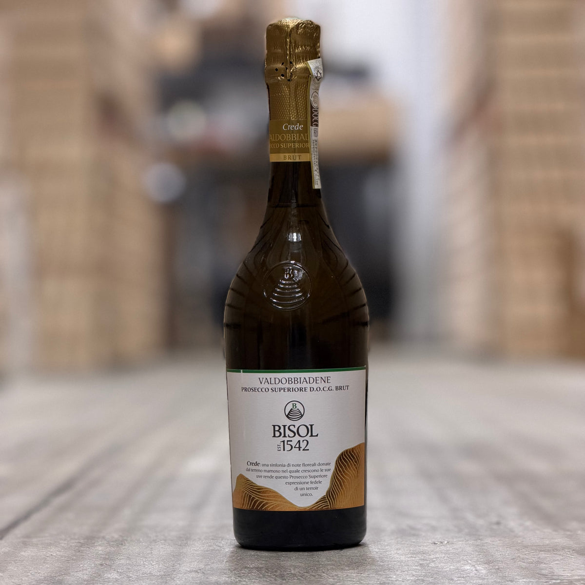 Bisol Crede Brut, Prosecco di Conegliano-Valdobbiadene Superiore DOCG, Italy 2024