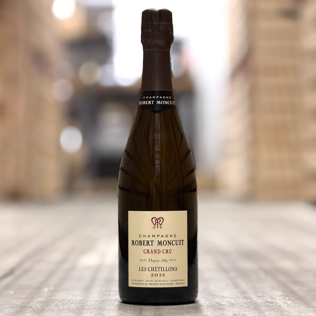 Robert Moncuit 'Les Chetillons' Grand Cru Blanc de Blancs Extra Brut, Champagne, France 2016