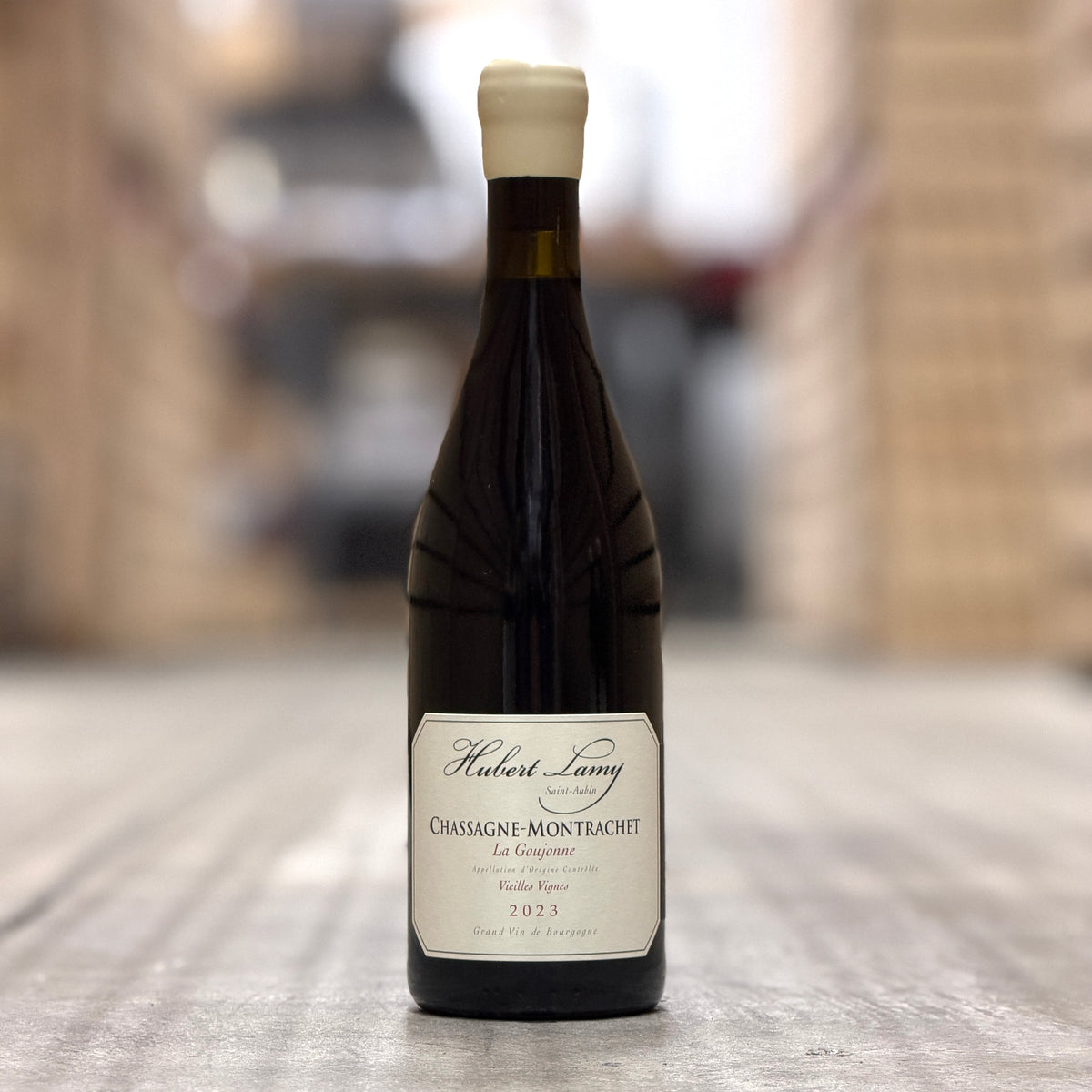 Domaine Hubert Lamy Chassagne-Montrachet La Goujonne Vieilles Vignes Rouge, Cote de Beaune, France 2023