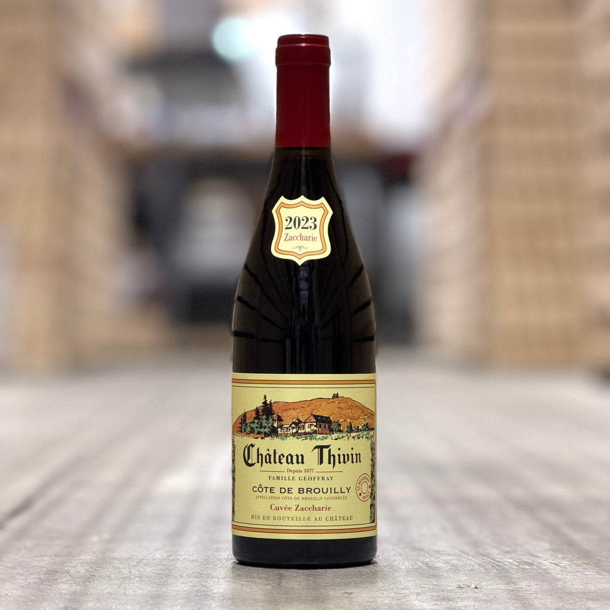 Chateau Thivin Cote de Brouilly Cuvee Zaccharie, Beaujolais, France 2023