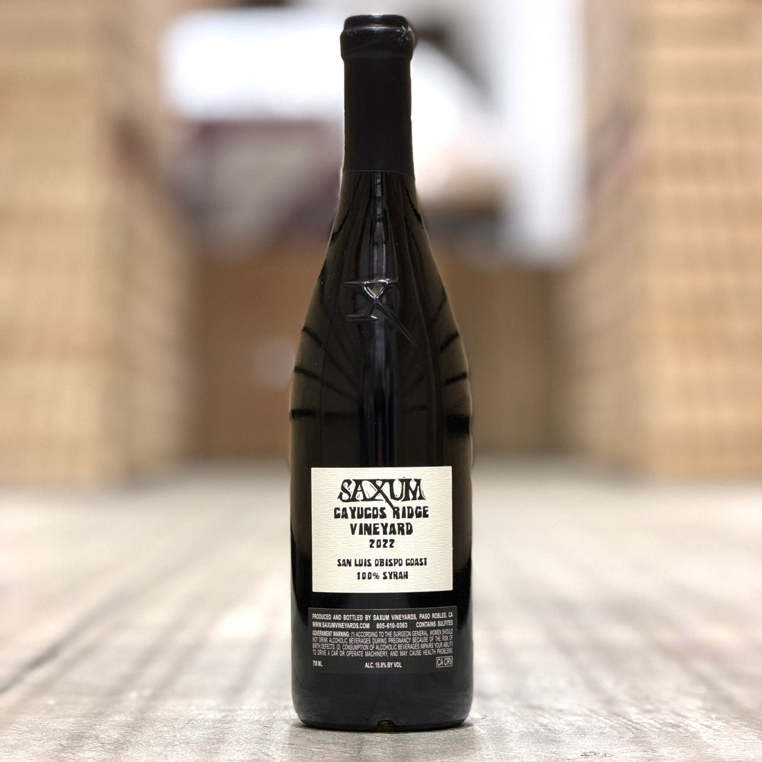 Saxum Vineyards Cayucos Ridge Vineyard Syrah, San Luis Obispo Coast, USA 2022