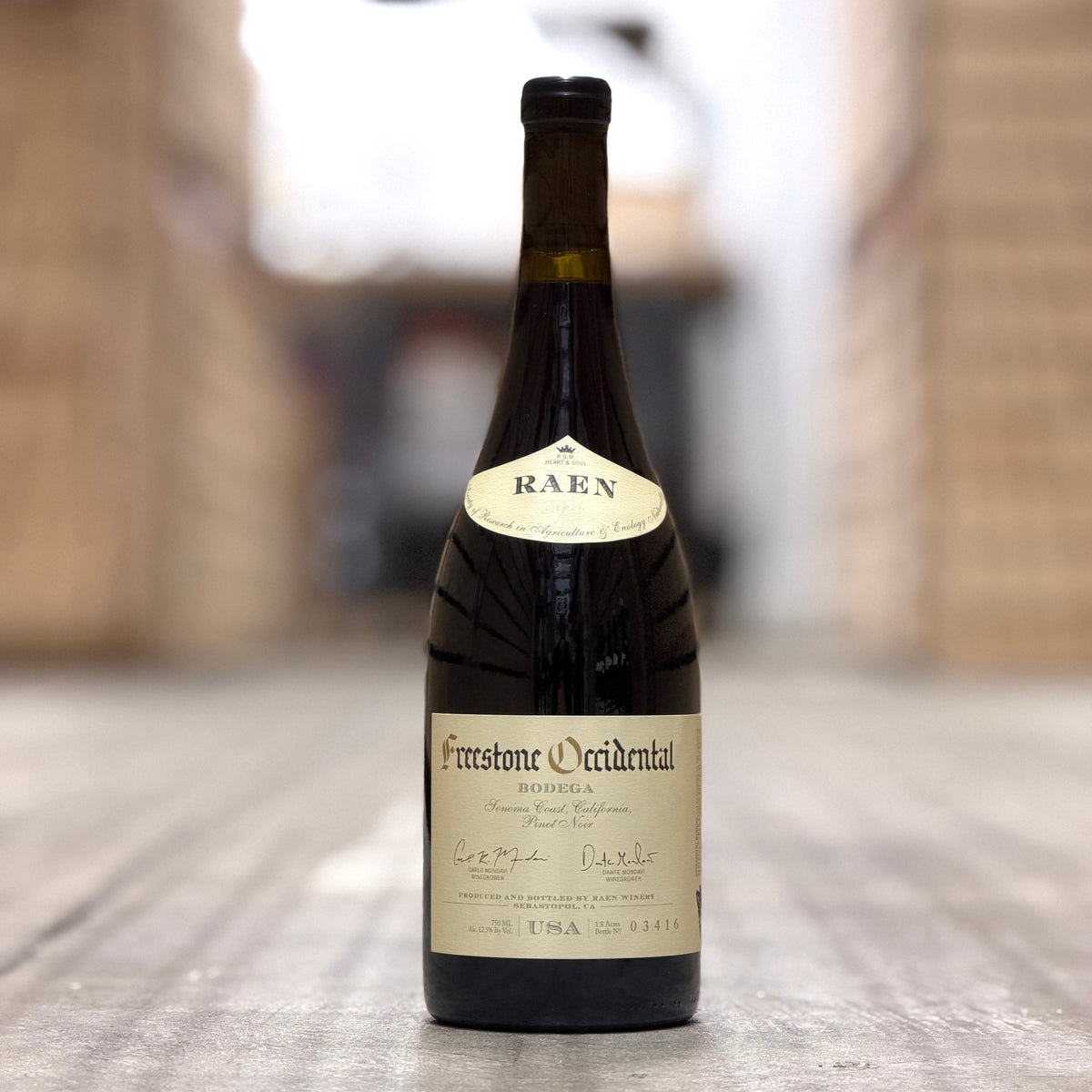 Raen Freestone Occidental Pinot Noir Bodega, Sonoma Coast, USA 2024