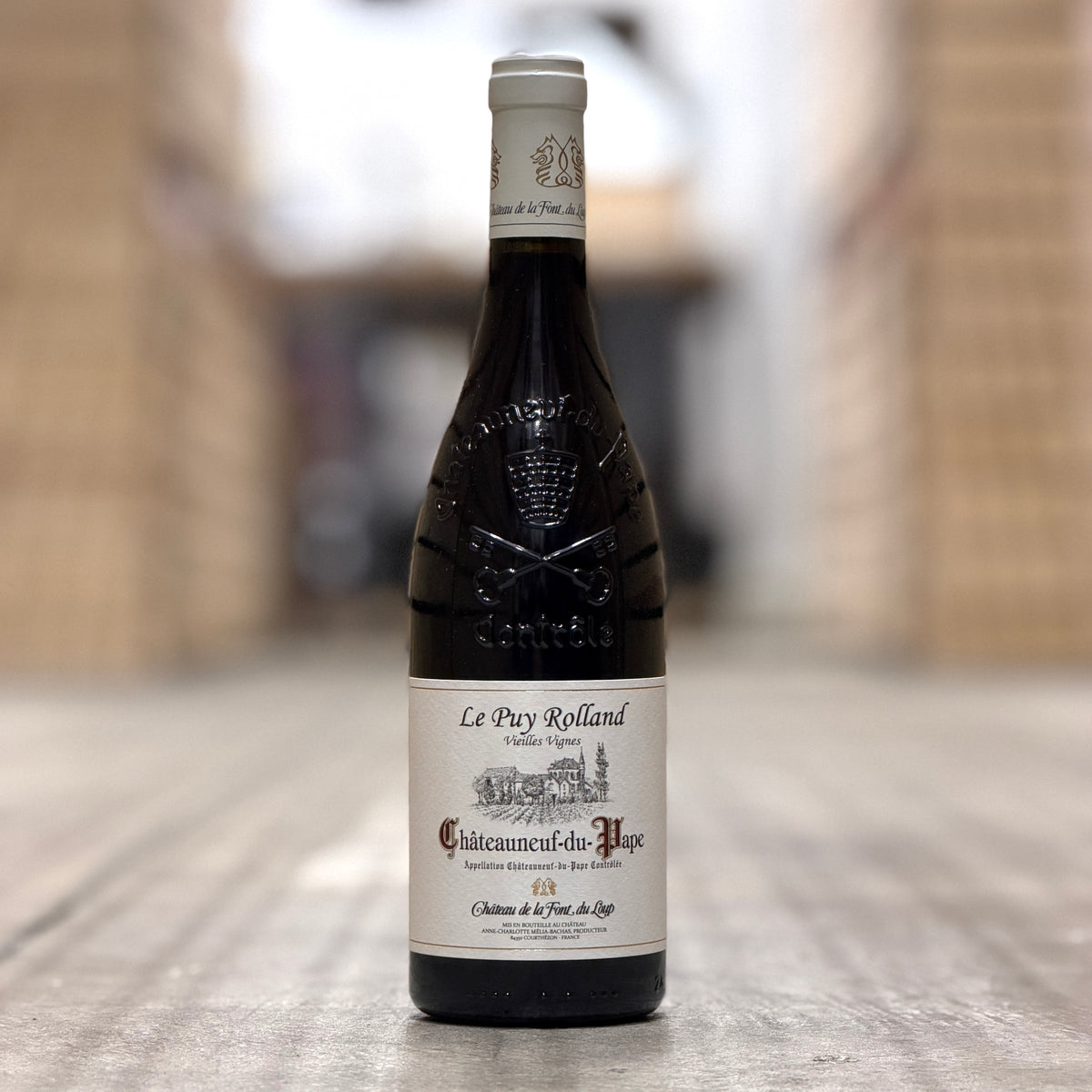 Font du Loup Chateauneuf-du-Pape Le Puy Rolland, Rhone, France 2023