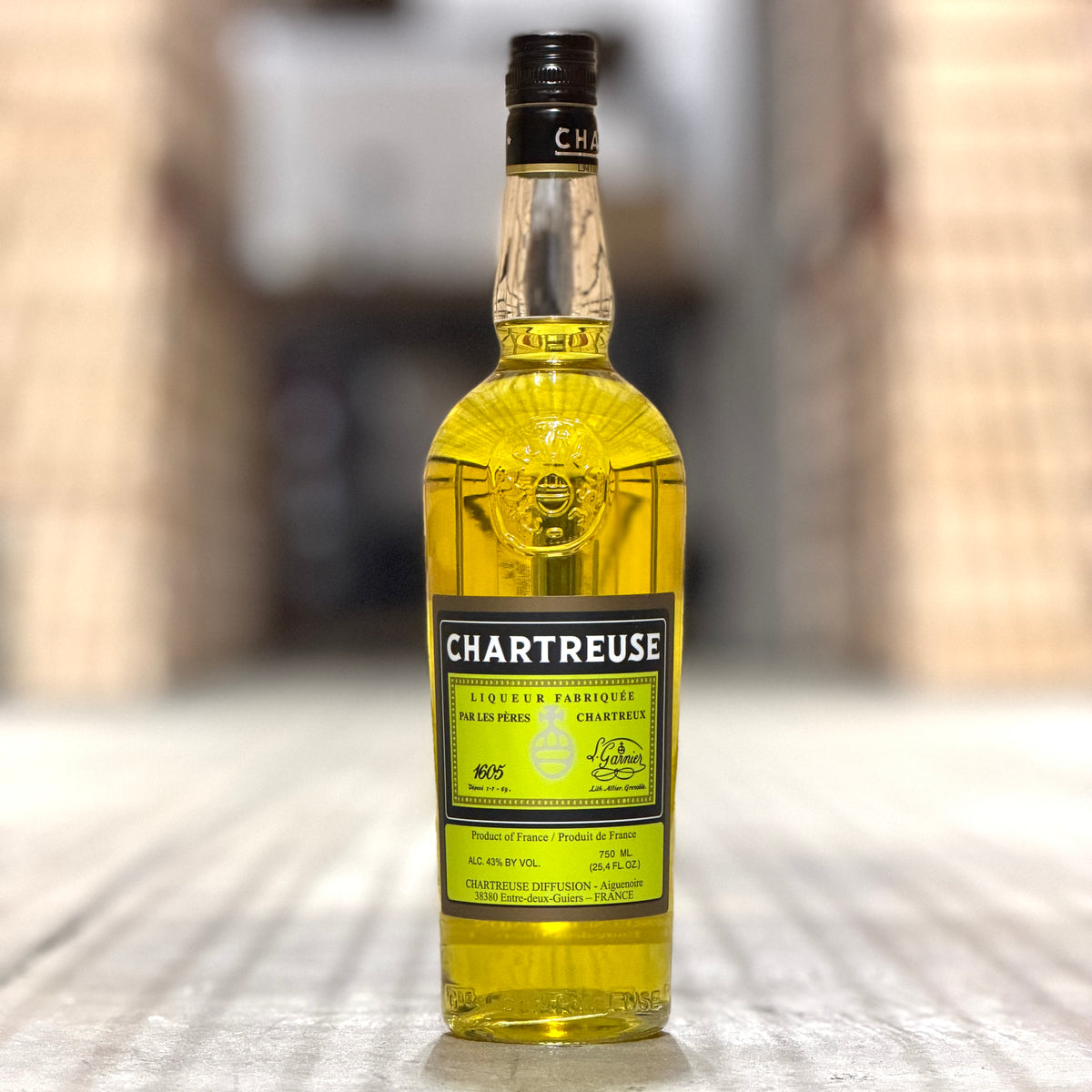 Chartreuse Jaune Yellow Liqueur, Isere, France